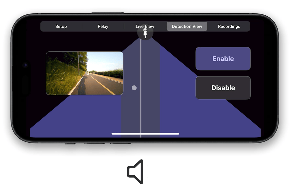 Detection View Demo on iPhone